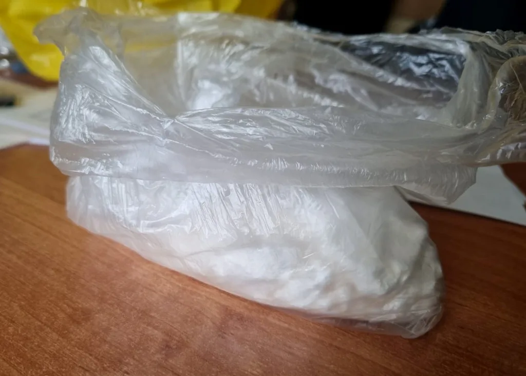 Narkotyki znalezione przy agresywnym mężczyźnie (fot. nadesłane)