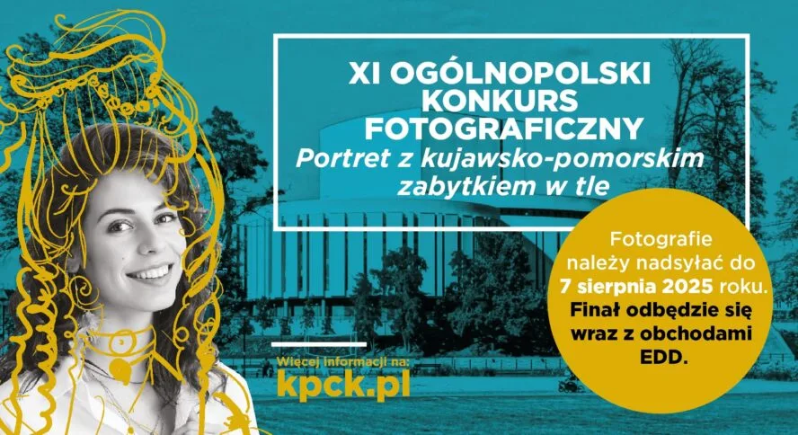 Portret z kujawsko-pomorskim zabytkiem w tle (grafika nadesłana)